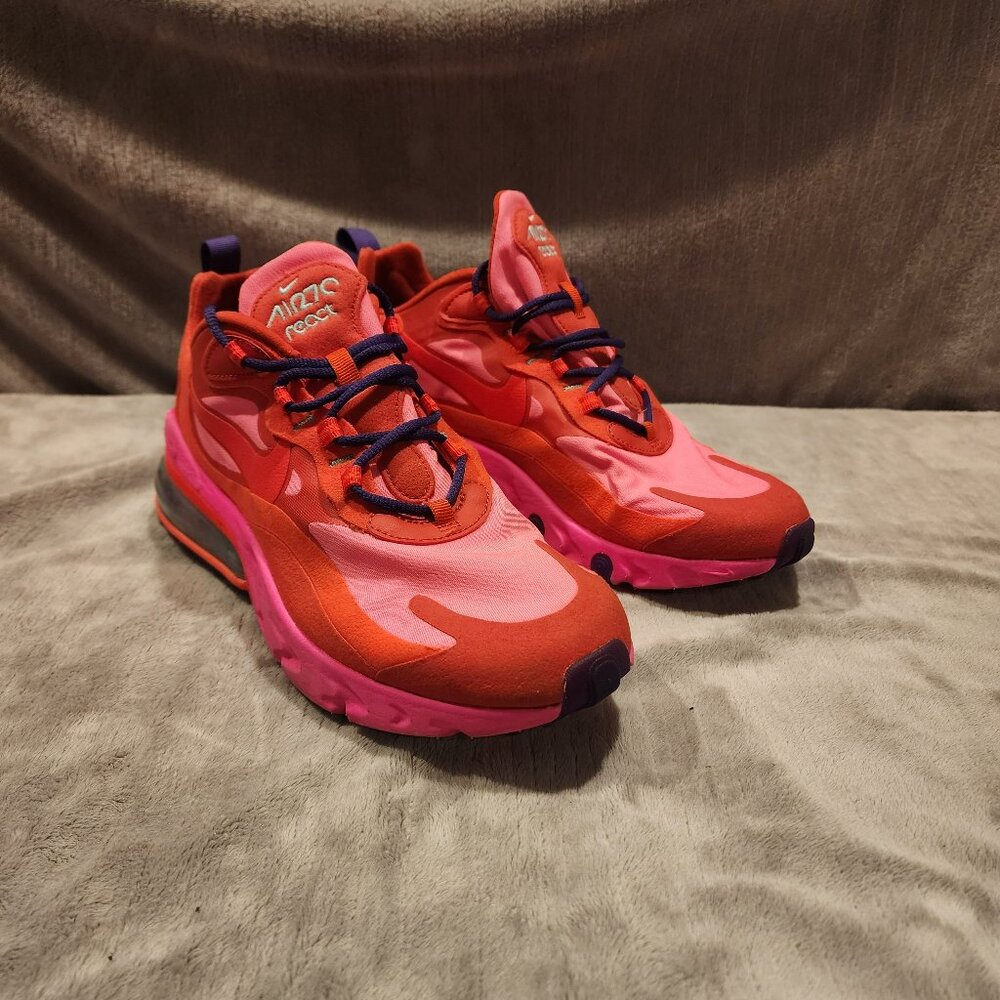 Nike Air Max 270 React Mystic Red Woman Size 8